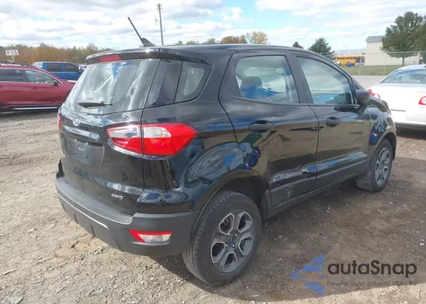 2021 Ford Ecosport S из США, поврежденный, VIN MAJ6S3FL5MC418653